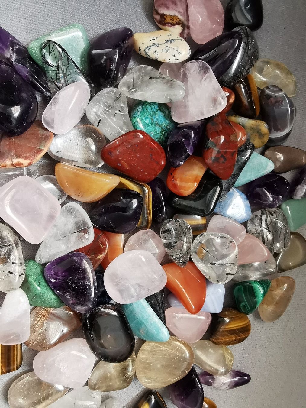 Pietre preziose: 40Stk.Schmucksteine MIX ca. 3cm gross – Nuovo e nell'imballaggio originale da Dierikon venduto da Buntspecht-10 9