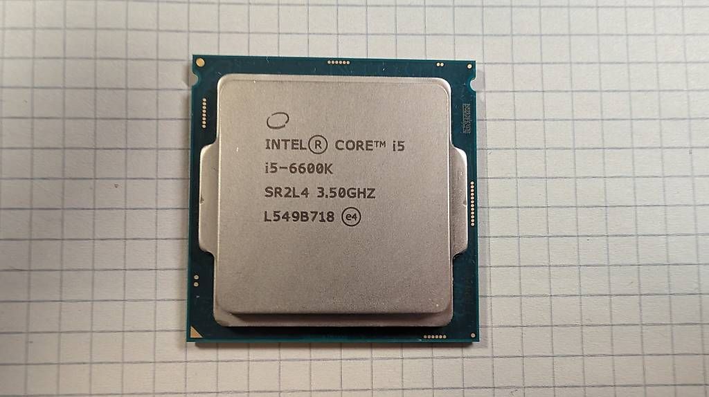 Componenti elettronici: CPU-Prozessor Intel Core i5 6600K – Usato da Winterthur venduto da RedTuga 1