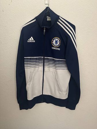 Chelsea FC Trainingsjacke Adidas Navy/Weiss | Grösse: M