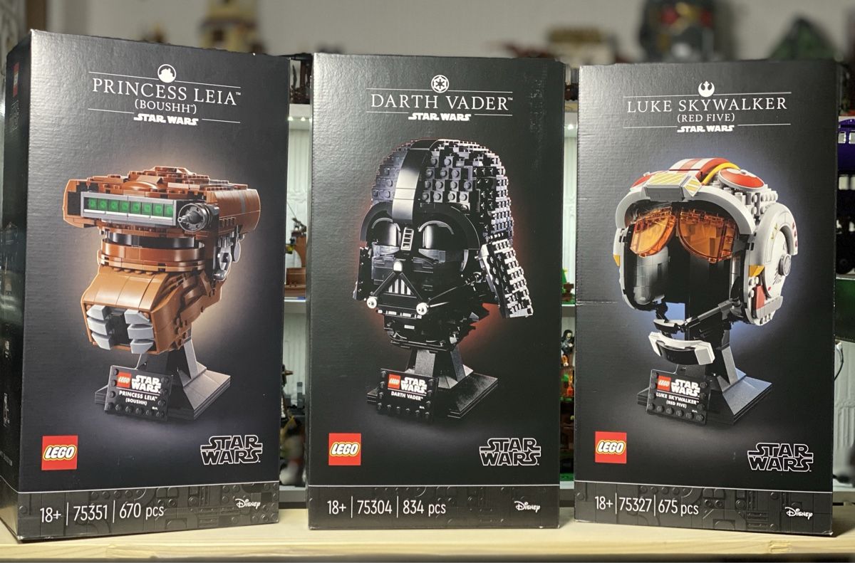 Lego Kit di costruzioni: Lego Star Wars Helmets 75304, 75351, 75327 – Nuovo e nell'imballaggio originale da Appenzell venduto da RMBricks