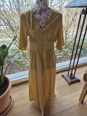 MSCH Copenhagen Sommerkleid, Gr. S, senfgelb, top Zustand!