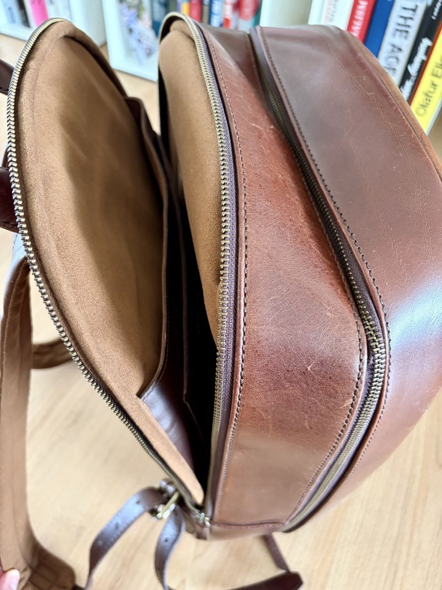 Zaini: Lederrucksack von Satchel & Page – Usato da Baden venduto da Solencel01 2