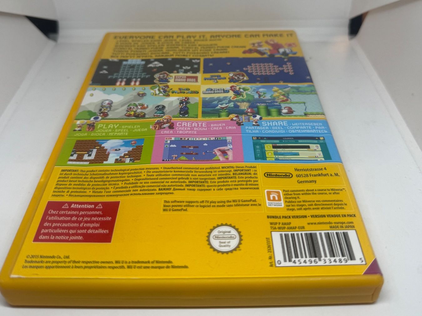 Nintendo Spiele: Super Mario Maker Wii U Nintendo – Gebraucht aus Dietlikon von NESFEVER 1