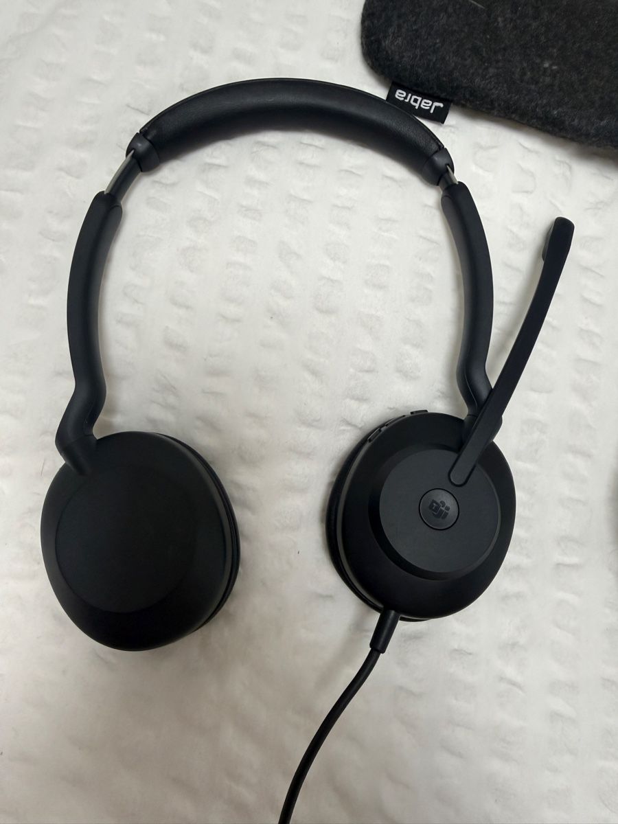 Jabra Cuffie: Jabra Evolve2 Headset mit Tasche schwarz  – Usato da Horgen venduto da Renbert 4