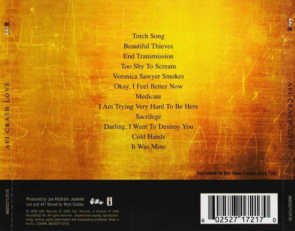 CDs: AFI – Crash Love – Gebraucht aus Gingins von Demonseed 1