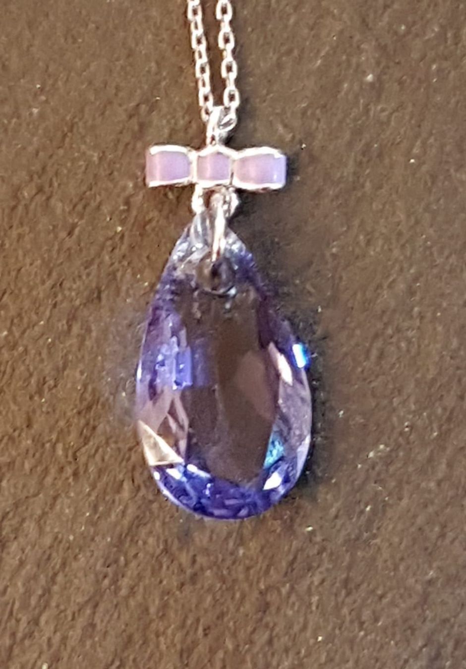 Swarovski Catenine: Collier SWAROVSKI en argent 925 – Nuovo e nell'imballaggio originale da Veyrier venduto da Leilazizou 2