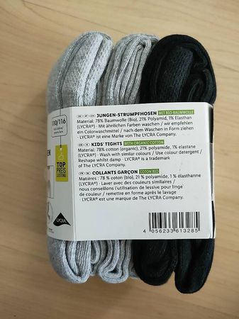 3 Paar Jungen Strumpfhosen Gr 110/116 NEU!