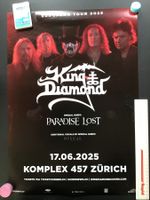 King Diamond (Mercyful Fate) Konzert Plakat Poster Zürich