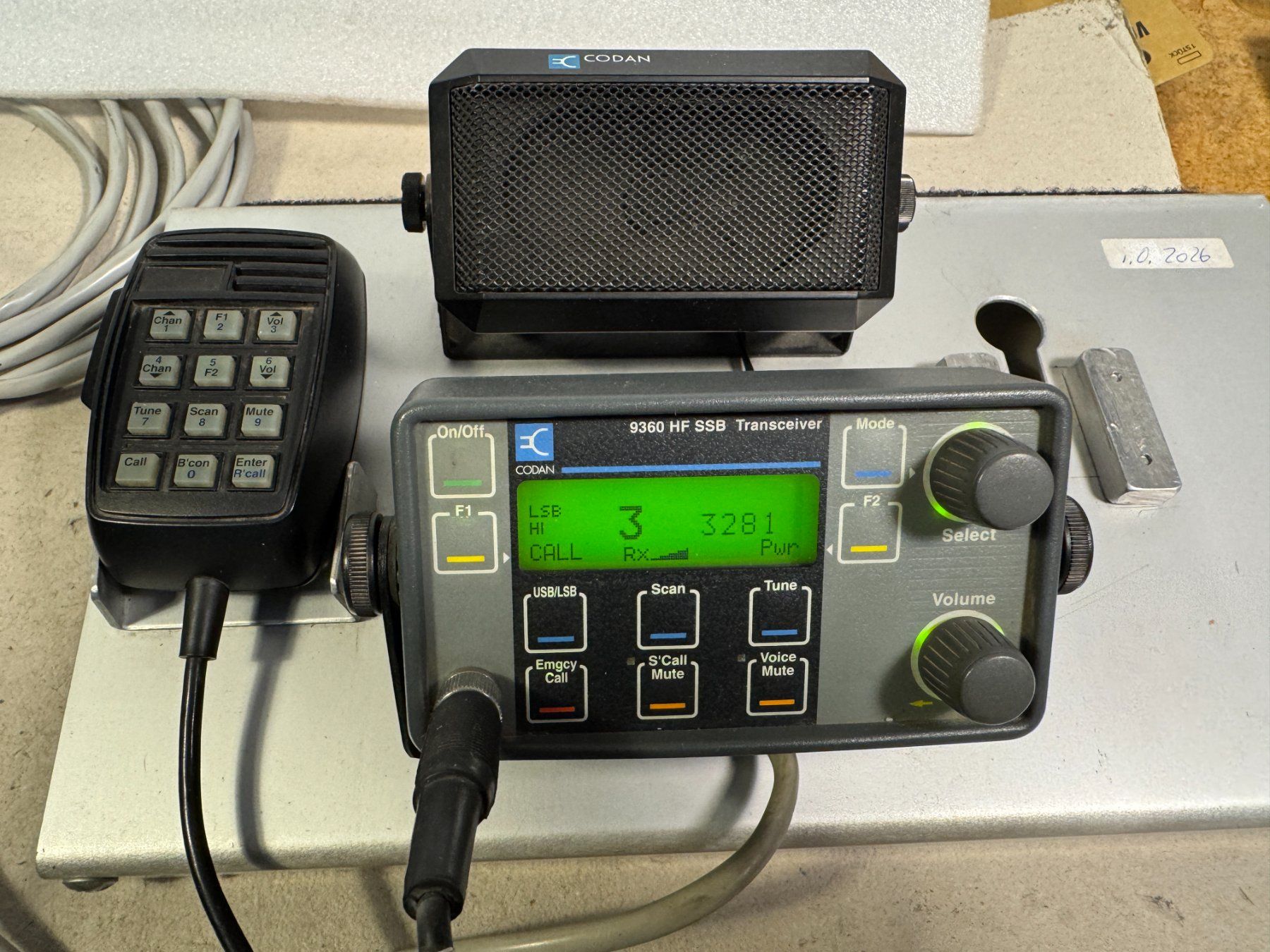 Radiocomunicazione: KW-Funkgerät CODAN 9360-30 – Usato da Ins venduto da Revue-1000 1