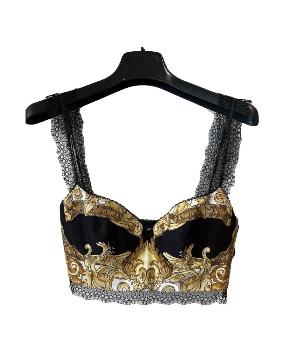 Versace Top: Versace Bustier Top mit Spitze, IT 42 – Nuovo (secondo la descrizione) da Horn venduto da FashionFlowerCh