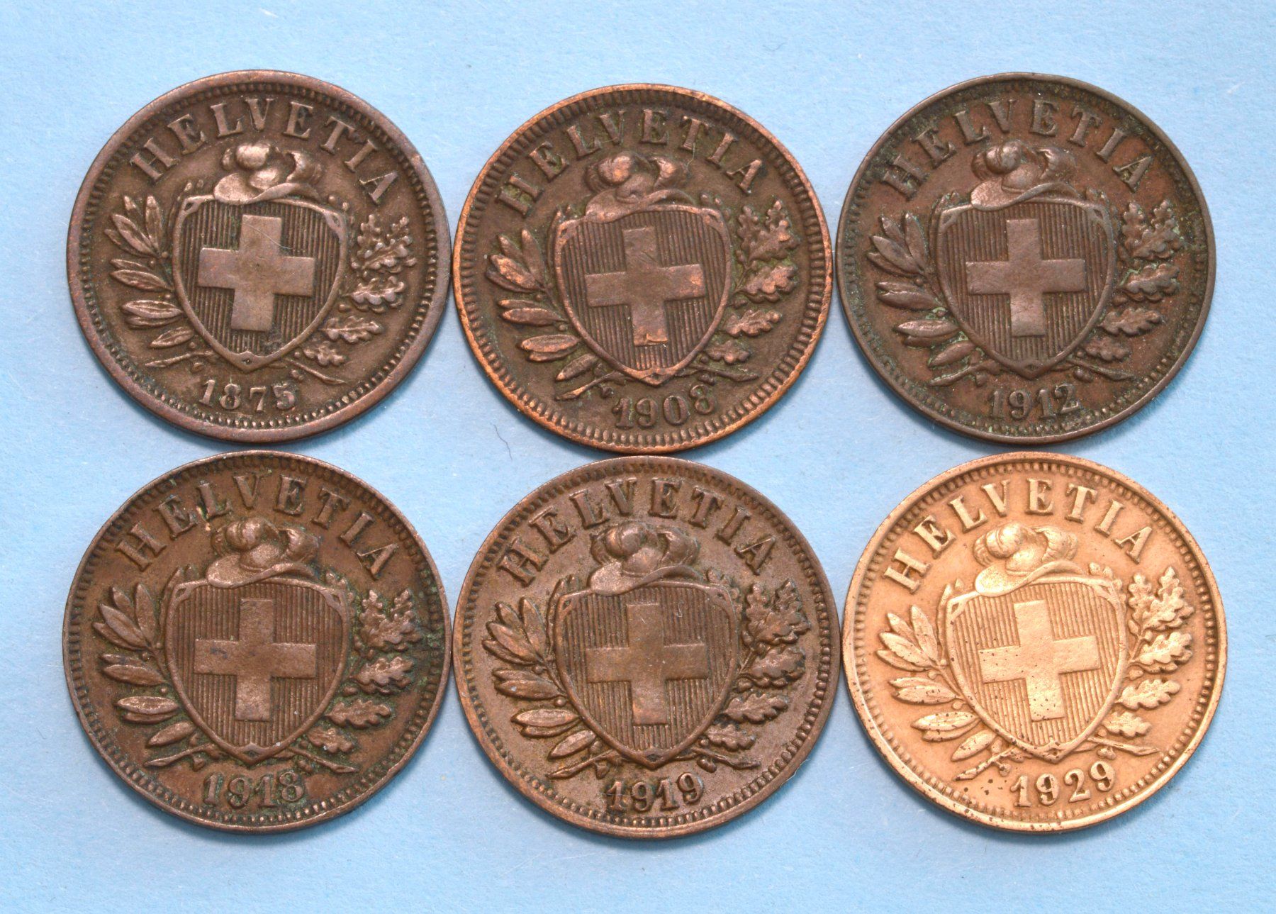Toutes les monnaies: 6 x 2 Rappen – D'occasion à Oberglatt ZH par dil_85sh 2