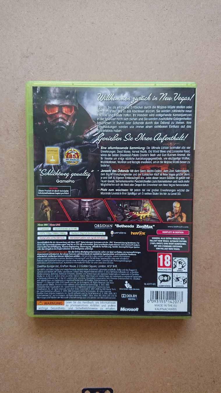 Giochi: Xbox 360 Fallout New Vegas Ultimate Edition  – Usato da Chur venduto da FreakofRarity 1