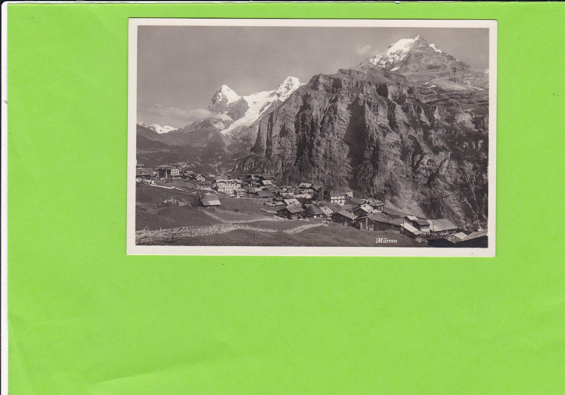 Cartoline postali: Mürren – Usato da St. Peterzell venduto da neckertal