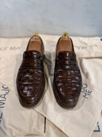 Le Majordome Woven Leder Loafer Gr. 7.5 inkl. Zubehör