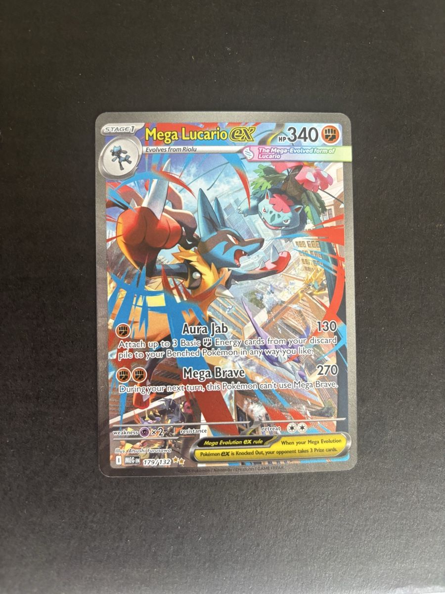 Pokémon Sammelbilder & Trading cards: Mega lucario ex 179/132 EN – Neu (gemäss Beschreibung) aus Regensdorf von gio_lb6f