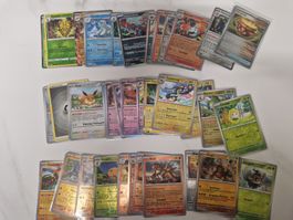 Pokémon Holo(+Reverse)-Lot 42 Karten Deutsch (DE)