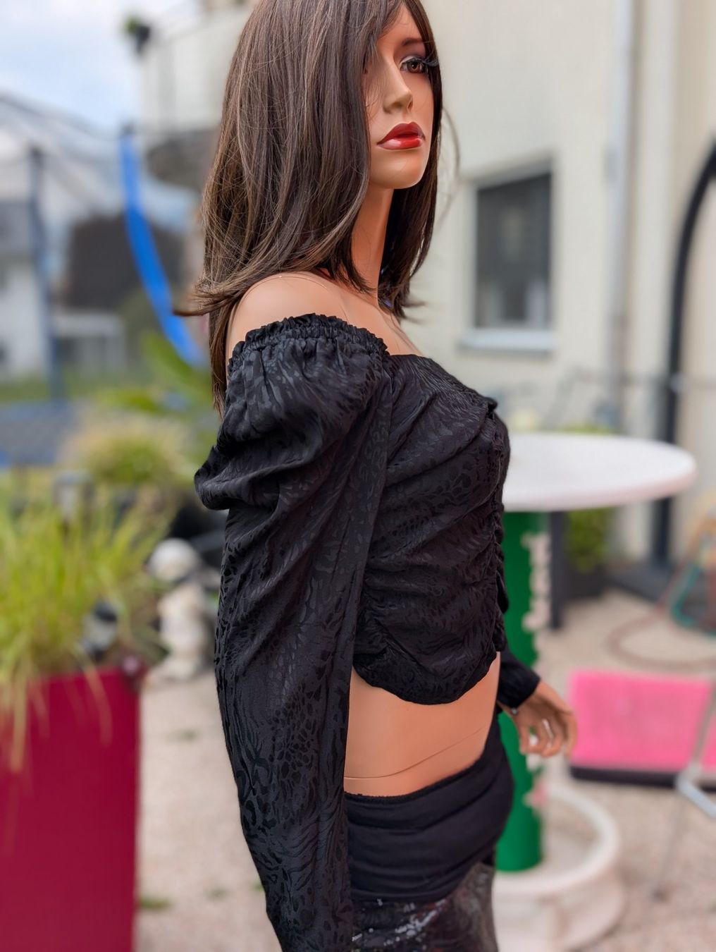 H&M Camicette: H&M - Elegantes Oberteil, schulterfrei - gr. 36 – Usato da Cugnasco venduto da tizianaq 1