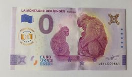 Billet Souvenir 0 euro  anniversaire  la Montagne des Singes
