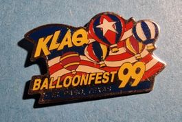 Ballon Pin Heissluftballon Klaq Balloonfest 99