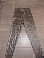 Damen Lederhose schwarz