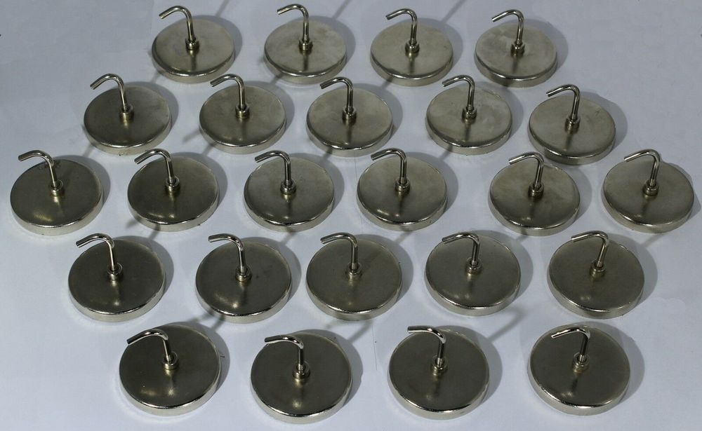Magnete mit Haken 24 Stück Werkstatt