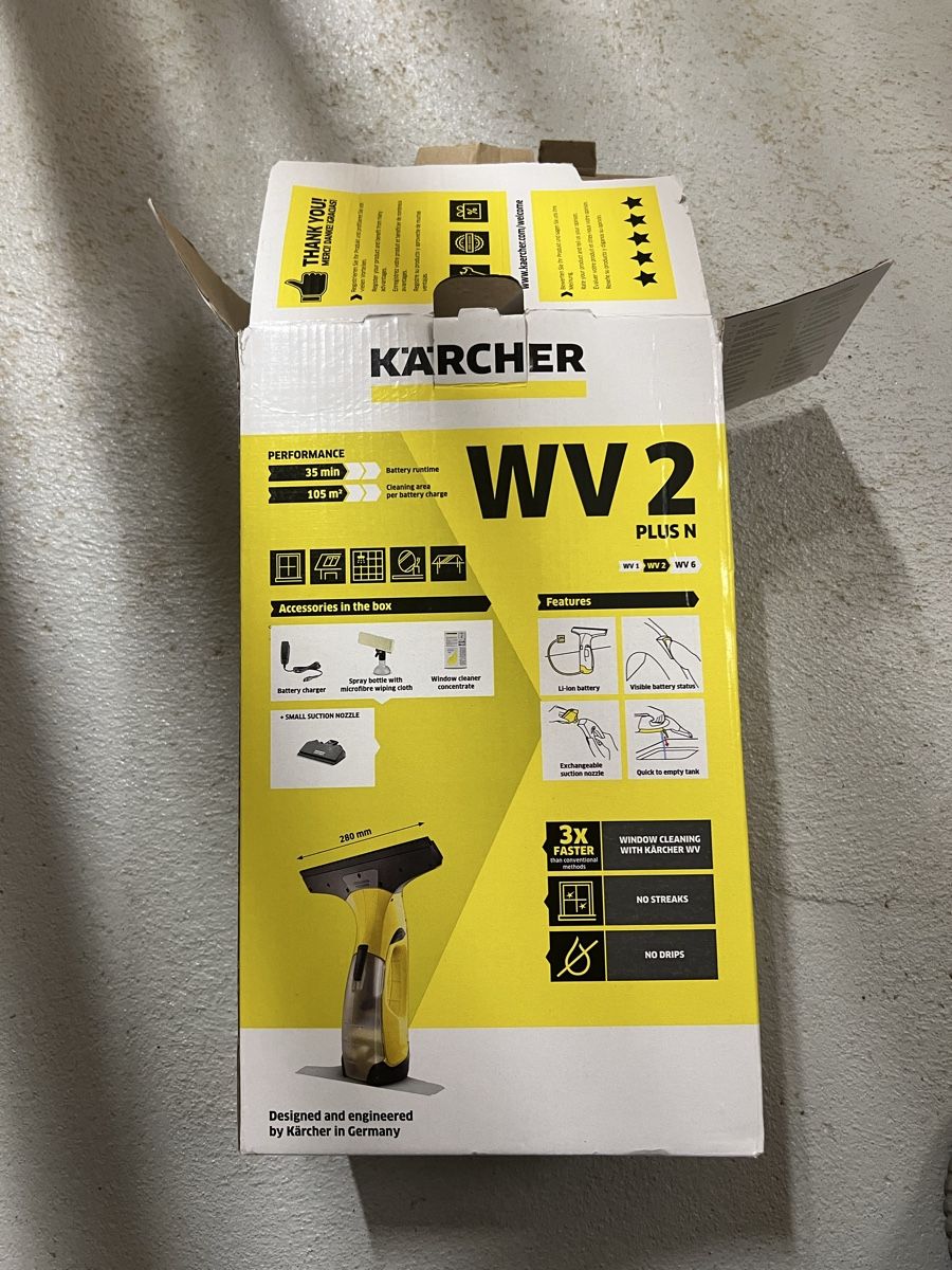 Kärcher Autres articles pour la maison: Kärcher WV 2 Plus N Window Vac Set Used – D'occasion à Birsfelden par mic_v95n