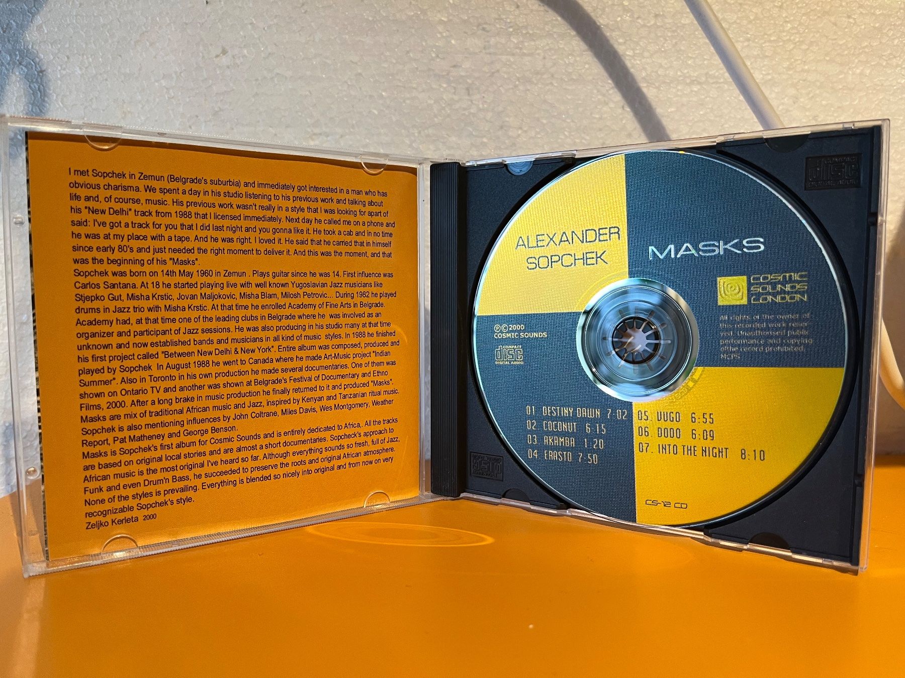 CDs: Alexander Sopchek - Masks - HI21B – Neu (gemäss Beschreibung) aus Küsnacht ZH von swisssales.net 2