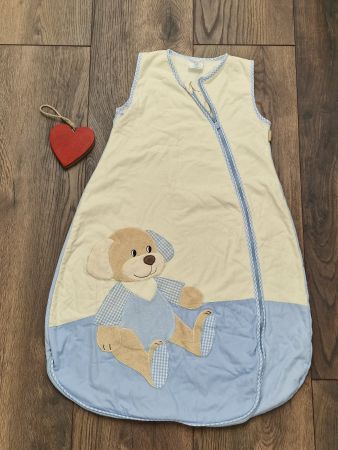 Sterntaler Schlafsack 90 cm blau beige top Zustand