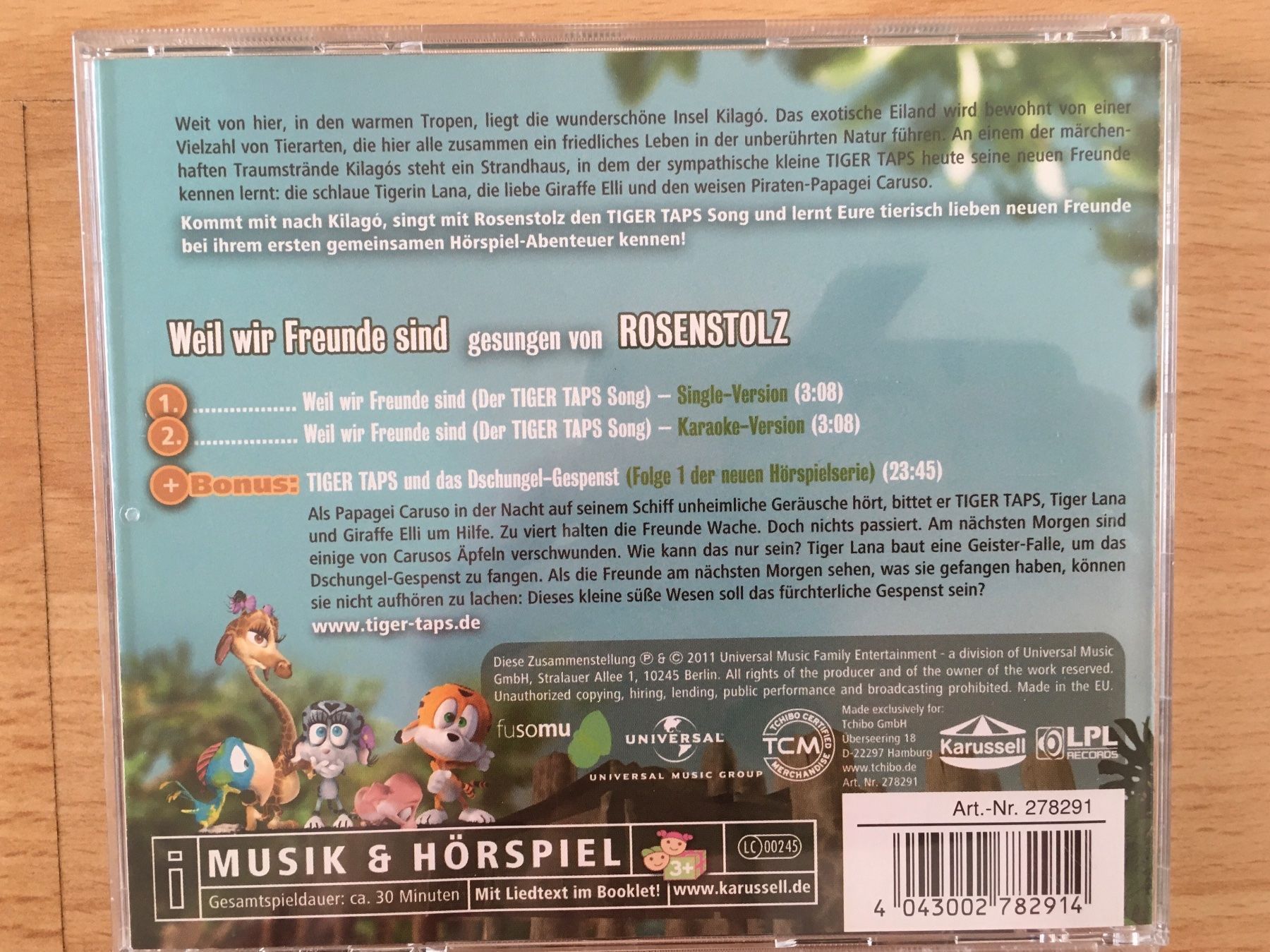 Livres audio: CD Tiger Taps und das Dschungel-Gespenst – D'occasion à Obernau par Corolli 1