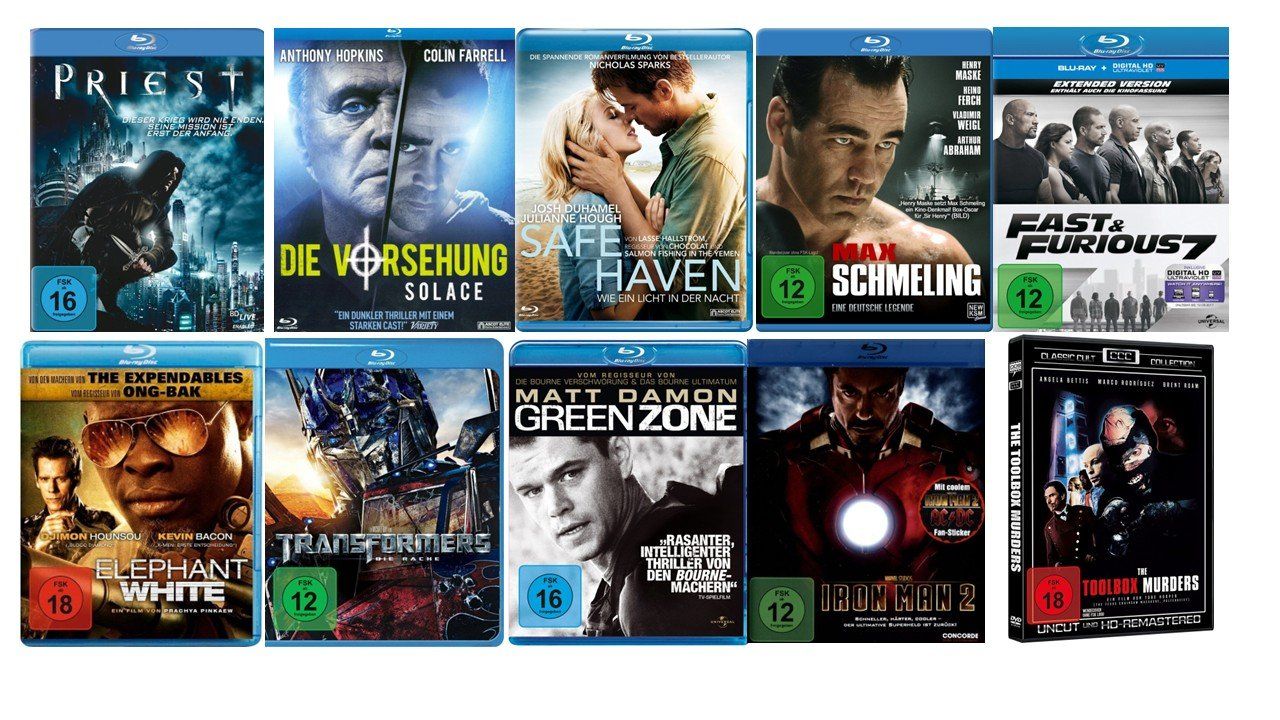 Tutti i DVDs: 30 x Bluray Sammlung – Usato da Wettingen venduto da Reviled 2