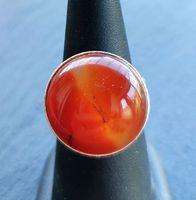 Bague Cornaline et argent 925