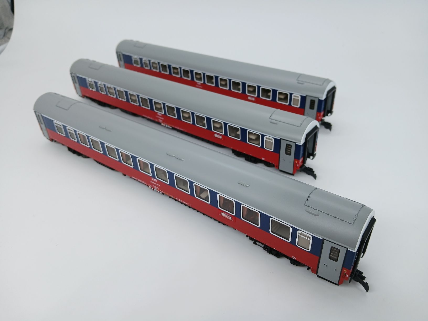 LS Models Modellini di ferrovie: LS Models Set 48 026 RZD WLAB 3 Teilig – Nuovo (secondo la descrizione) da Interlaken venduto da F.Loco