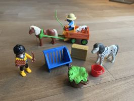 Playmobil - Kutsche und Pferden