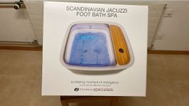 Skandinavisches Jacuzzi Fussbad Spa für entspannte Füsse