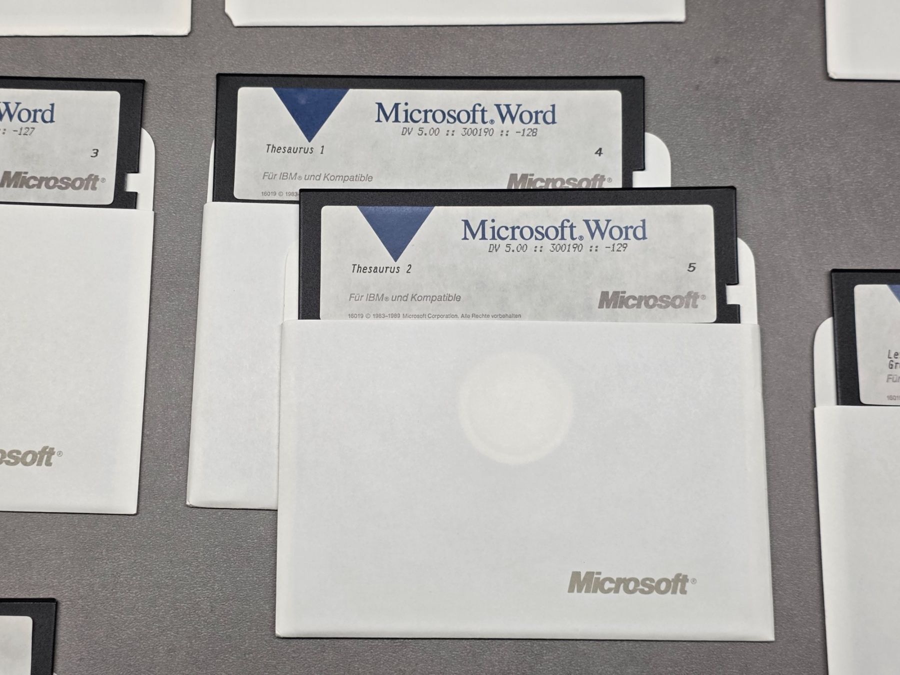 Microsoft Software: Microsoft Word 5.0 Sammlung IBM Vintage – Usato da Lausen venduto da -Vendetta- 4