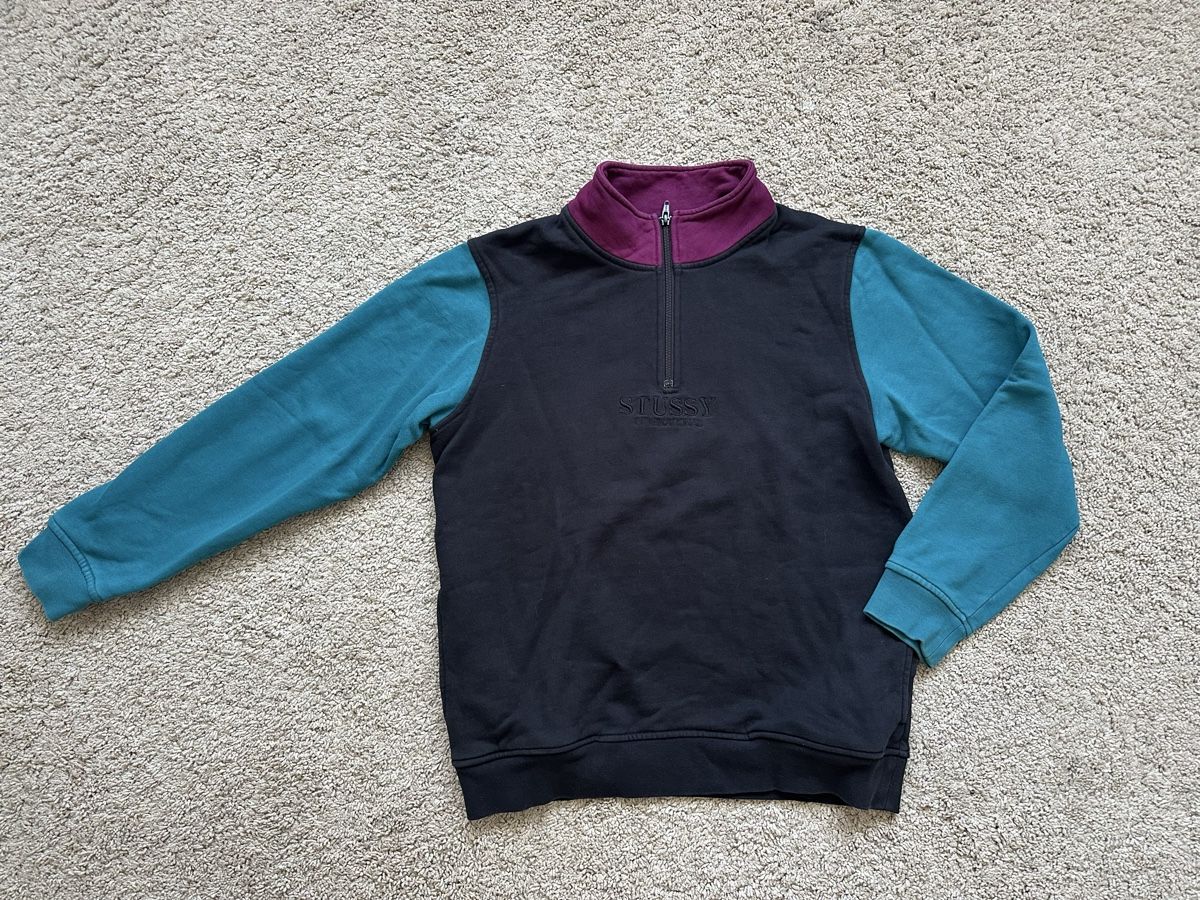 Stüssy Maglioni & Felpe: Stüssy Vintage Pulli quarter Zip Gr. S – Usato da Basel venduto da Oloir