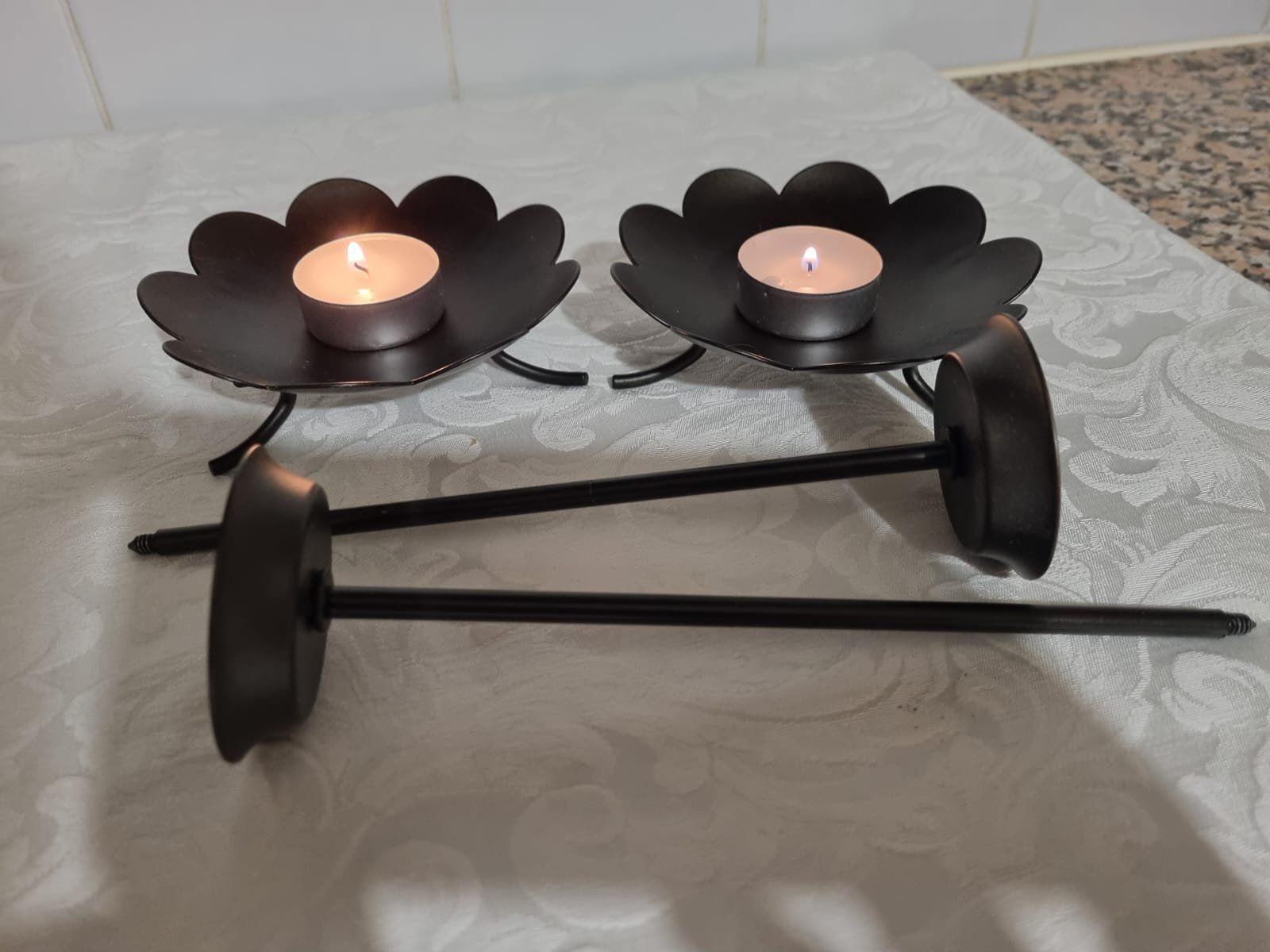 Partylite Portacandele: 2 porta candele Partylite – Usato da Camorino venduto da yponzio