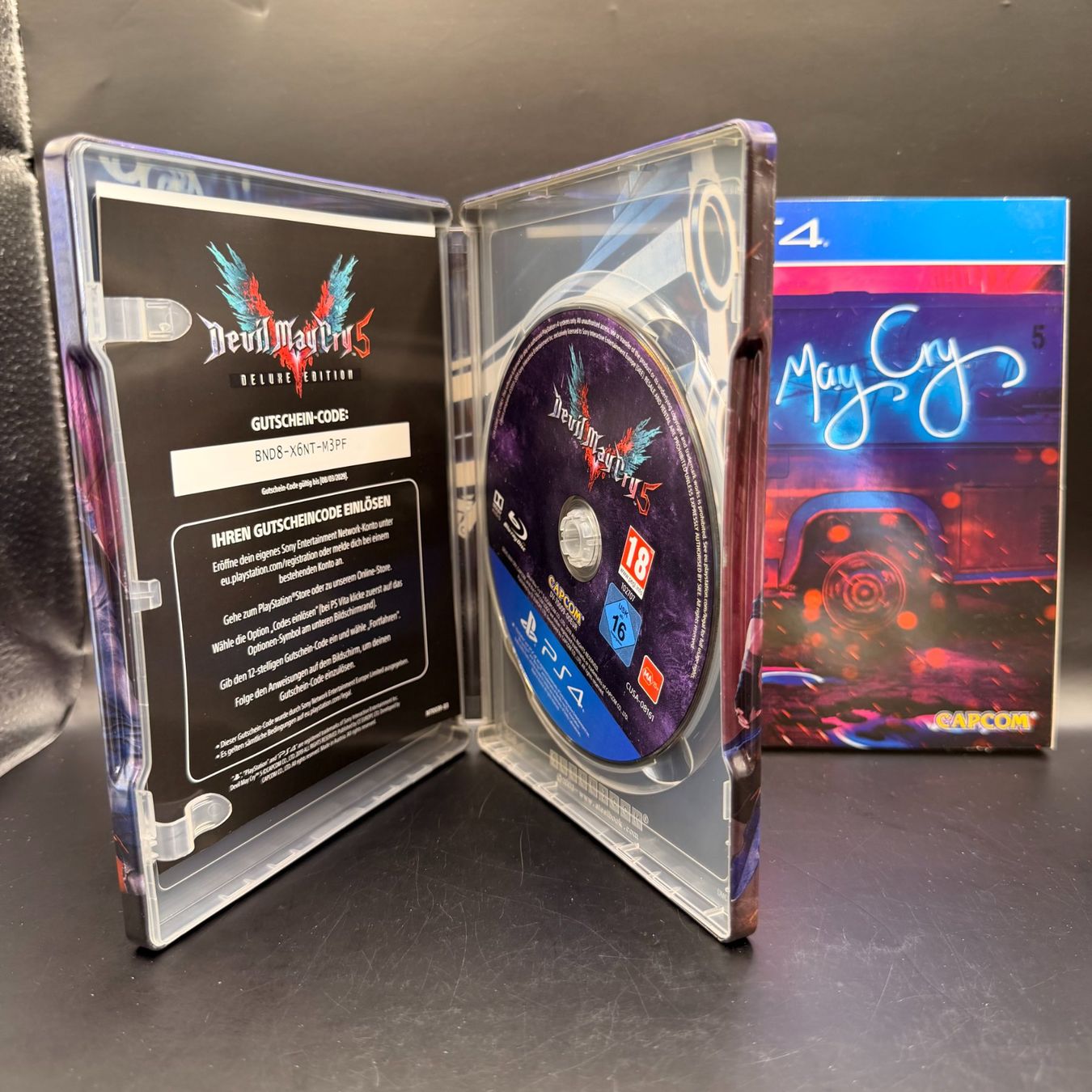 Sony Spiele: Devil May Cry 5 Deluxe Steelbook Edition Playstation 4 – Gebraucht aus Düdingen von Nerdworld 2