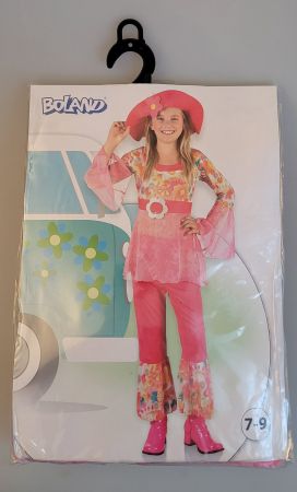 Flower Power Kostüm Mädchen 7 bis 9 Jahre