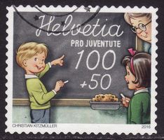 Pro Juventute SBK-Nr. 419A (Unterricht 2016) gestempelt