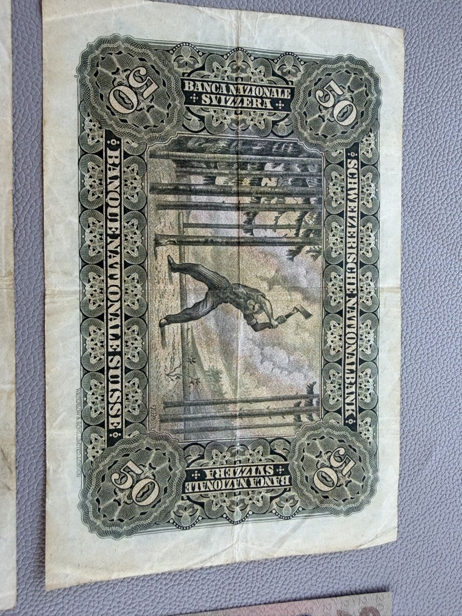Banconote: Lot de 4 billets de banque suisse – Usato da Posieux venduto da Pitchou2016 7