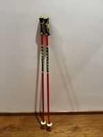 Leki Slalom Stöcke gelb rot Länge 100cm