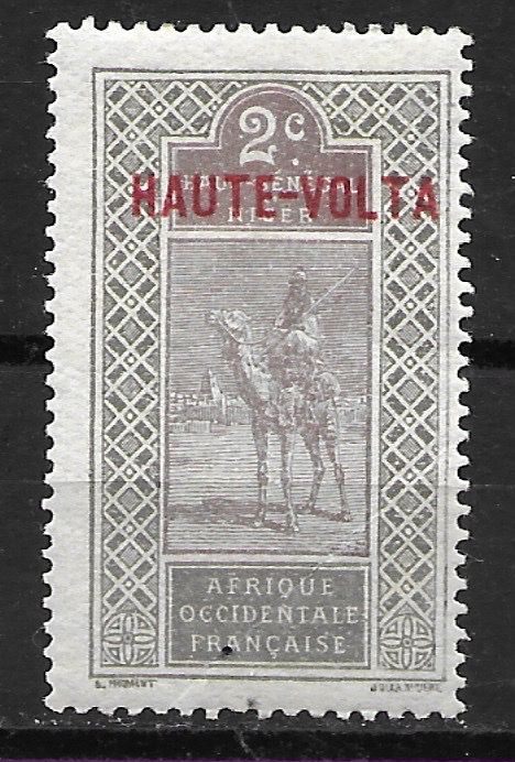 Tous les timbres: Obervolta 1920: Kamelreiter – D'occasion à Zürich par Rainstamps