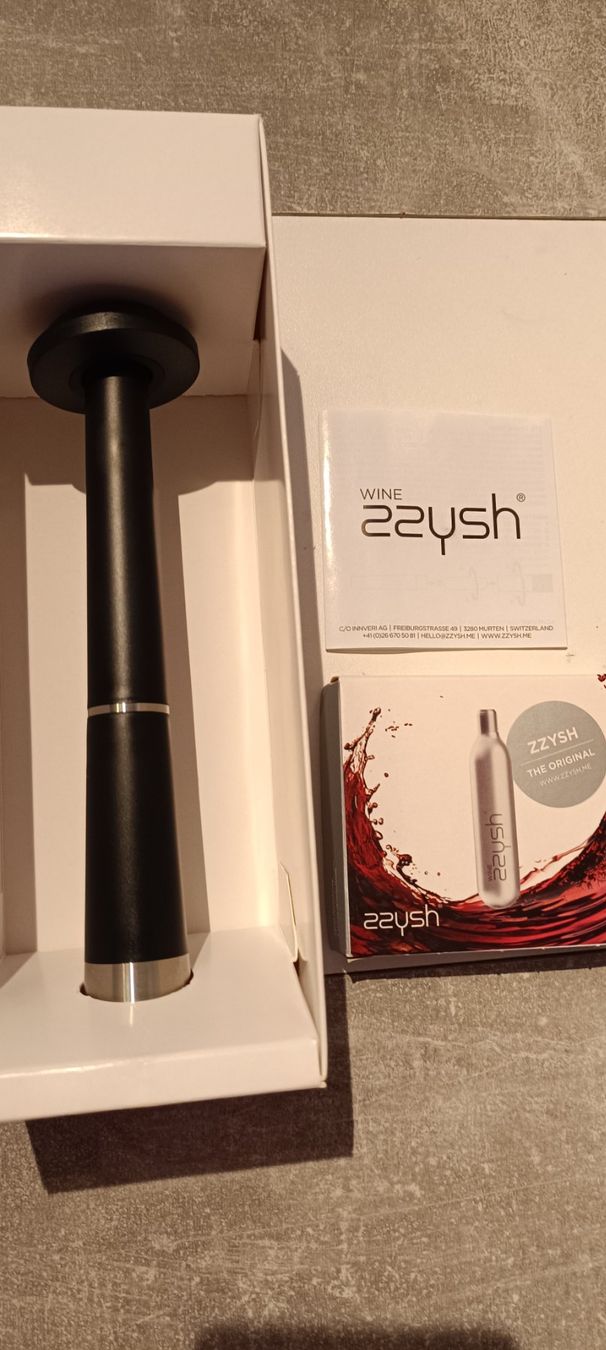 Spirituosen: Zzysh Champagner System inkl. 5 Kartuschen – Neu (gemäss Beschreibung) aus Arbon von Gatto81 1