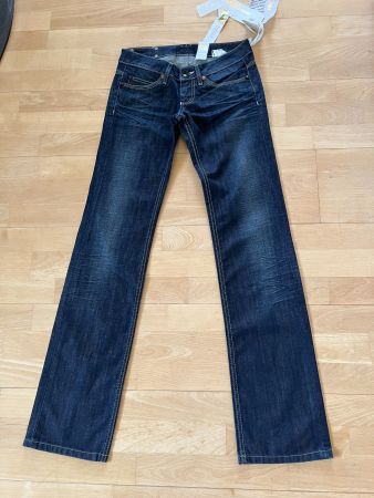 MOGUL Damen Jeans in Gr. 25/34, Blau, NEU