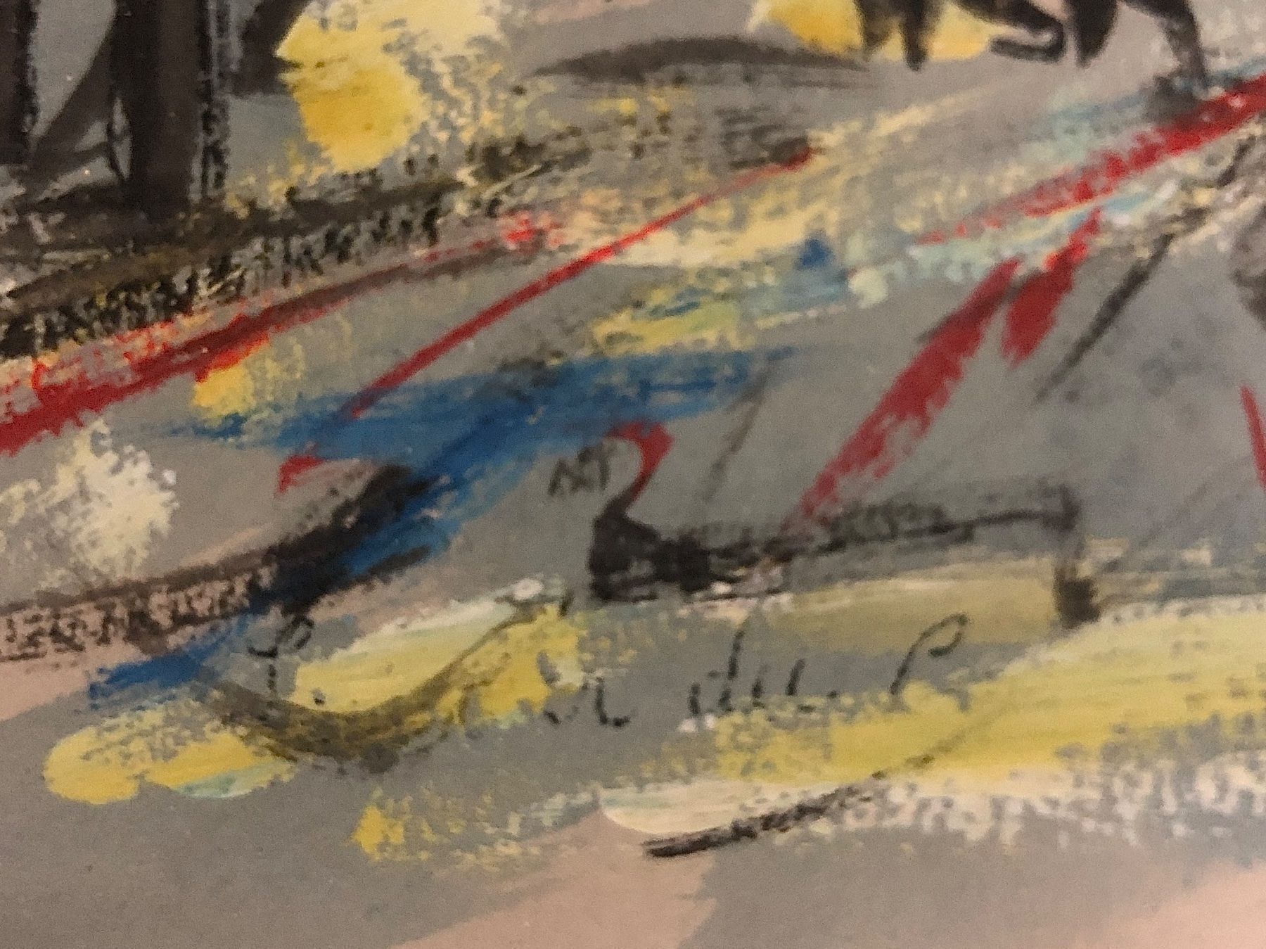 Dipinti: Bild, Aquarell - Bar Française – Usato da Zürich venduto da inga65 4