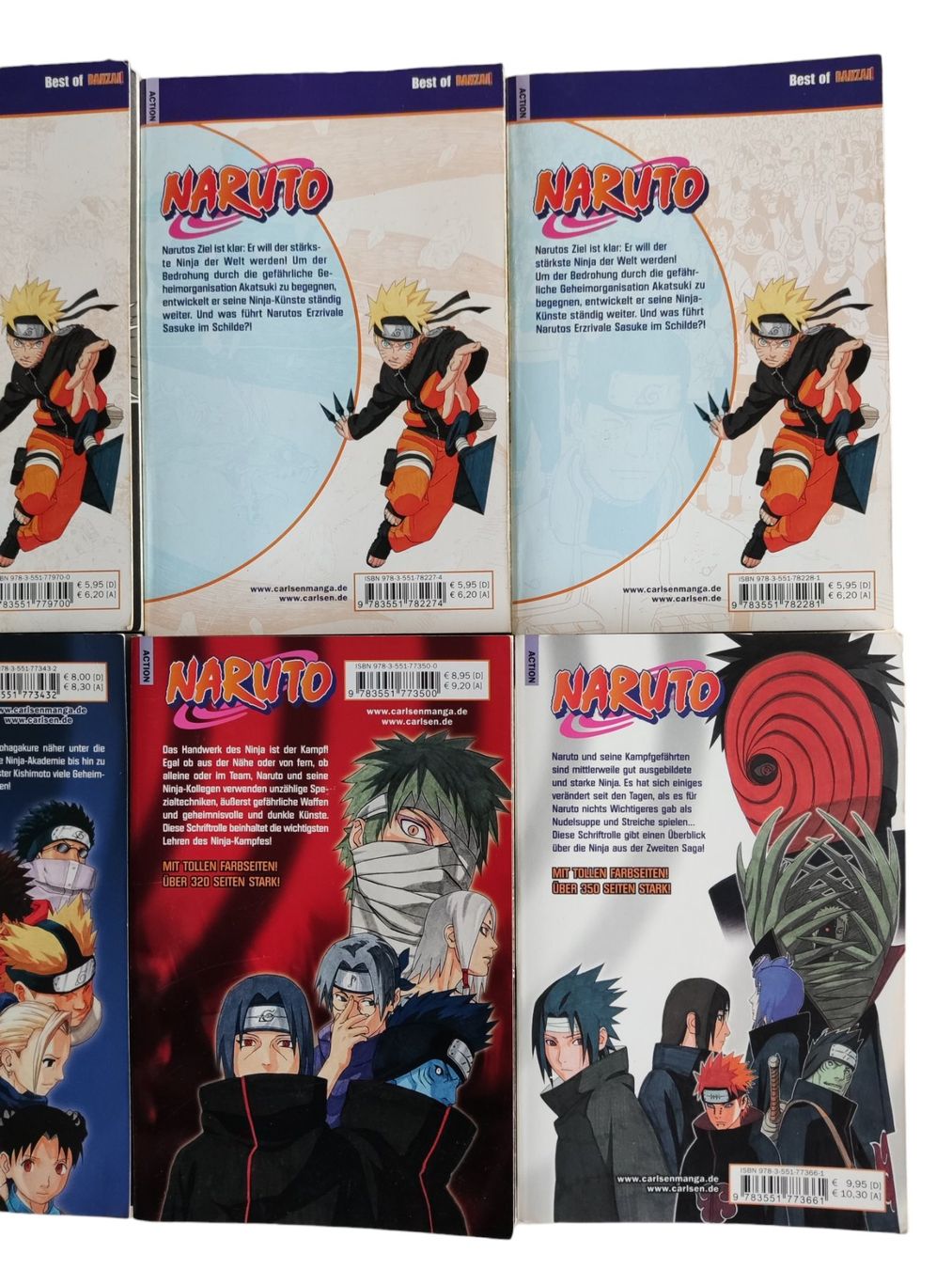 Bücher: Naruto Mangas (10 Stück) – Gebraucht aus Schaffhausen von  7