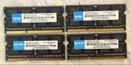 4x RAM Arbeitsspeicher 8GB DDR3 1.35V gebraucht