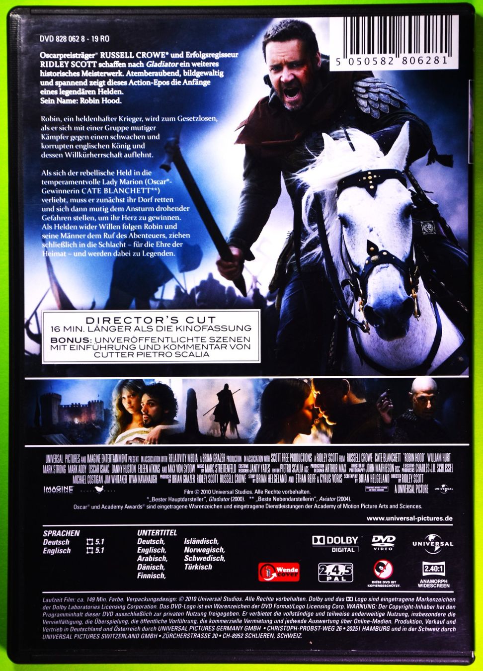Alle DVDs: ROBIN HOOD / RUSSELL CROWE / CATE BLANCHETT – Neu (gemäss Beschreibung) aus Luzern von piro12 1