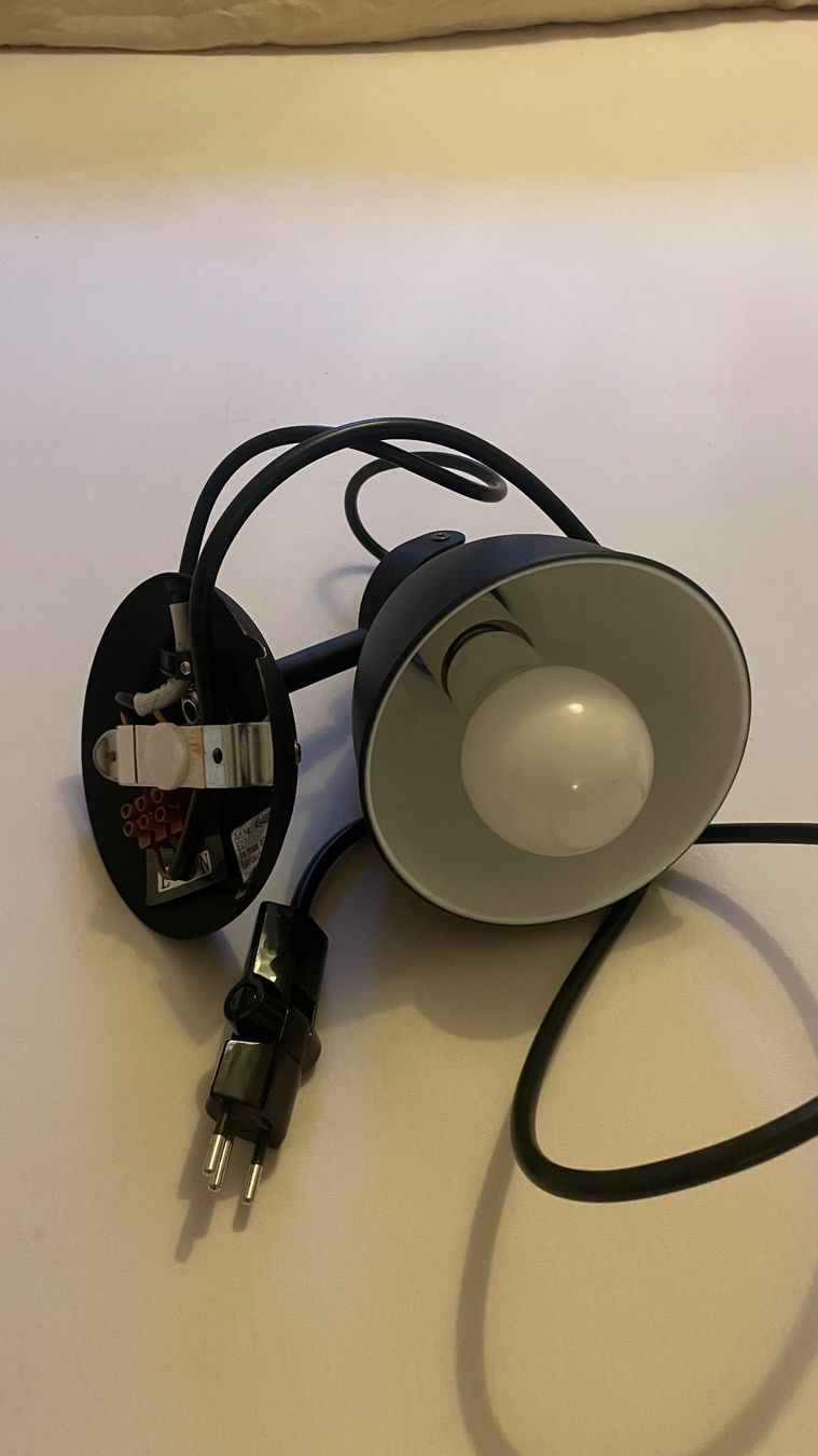 Eglo Lampade: EGLO Priddy Wandlampe, schwarz – Usato da Bern venduto da Baja35 2